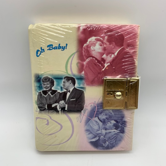 VTG I Love Lucy 50th Anniversary Oh Baby Lucy & Ricky Pregnancy Journal Notebook - Picture 3 of 11